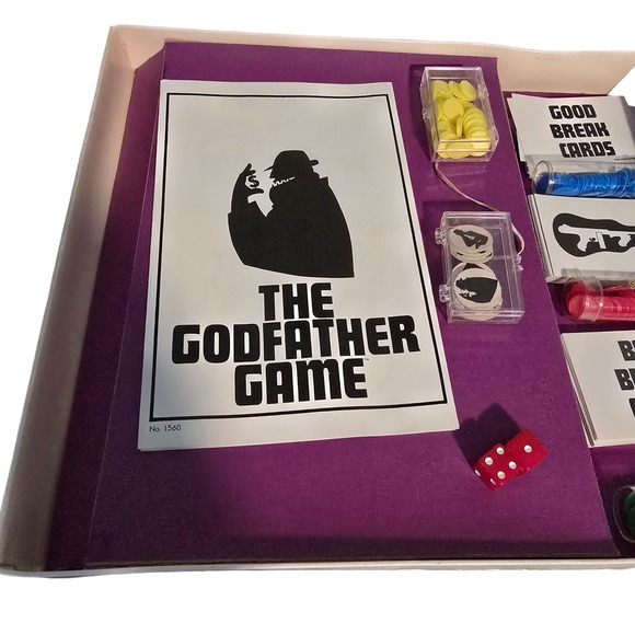 The Godfather Game Vintage 1971 Family Games Inc Adult Strategy Board Game - Picture 7 of 10